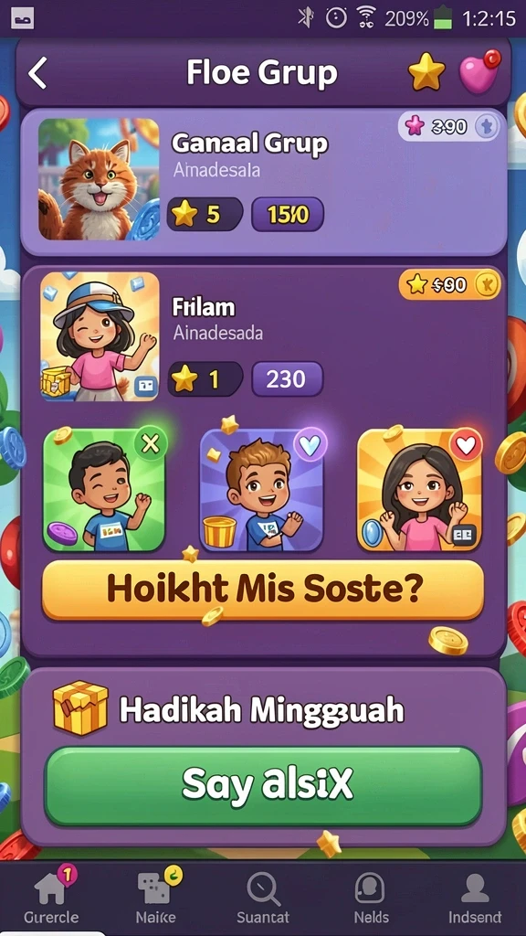 eyangpoker - Tampilan antarmuka yang menarik dan mudah dinavigasi.