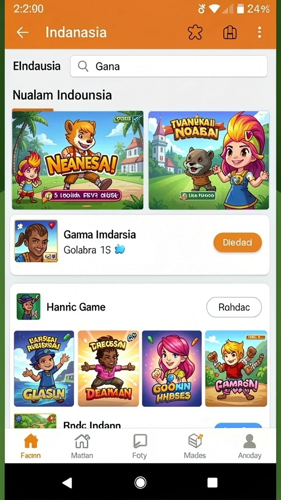 gatotkaca123 - Tampilan antarmuka yang menarik dan user-friendly.