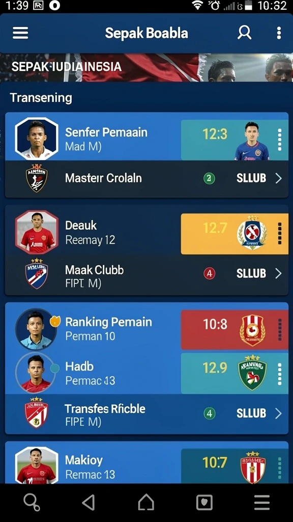 idrgame - Tampilan antarmuka yang sederhana dan intuitif.