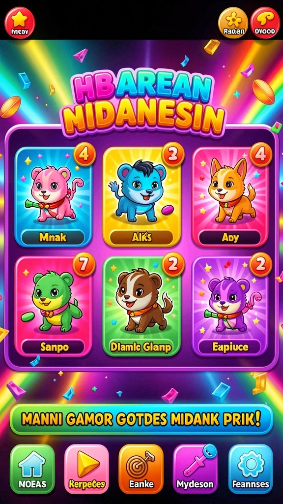 kastoto - Menu pengaturan yang sederhana untuk pengalaman bermain optimal.