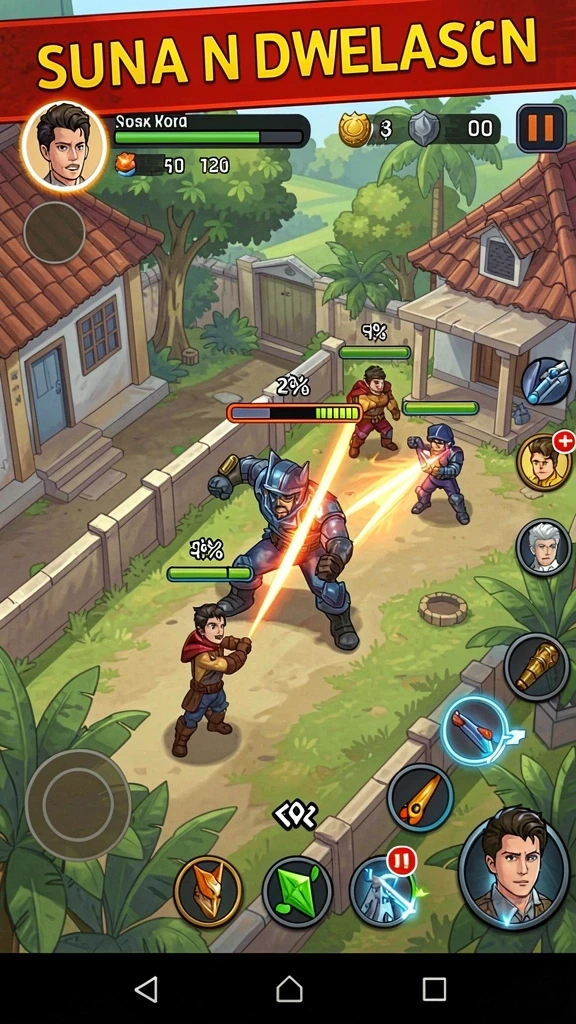vip805 - Screenshot level gameplay yang penuh tantangan.